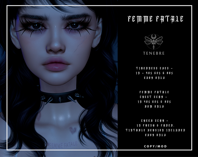 ..TENEBRE..  Femme Fatale