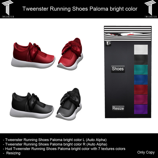 Tweenster Running Shoes Paloma bright color (Auto Alpha)