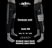 .adm- Rampage Pant Black (legacy classic,athletic)