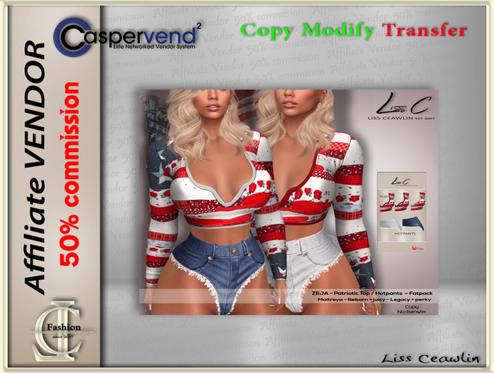 LC Affiliate Vendor [Patriotic] - Zeja Outfit [1 Vendor]
