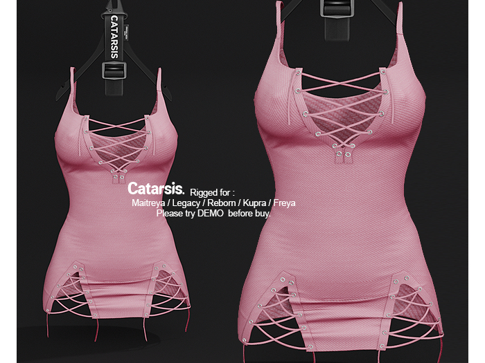 Catarsis - NOSEDIVE Dress - ROSA