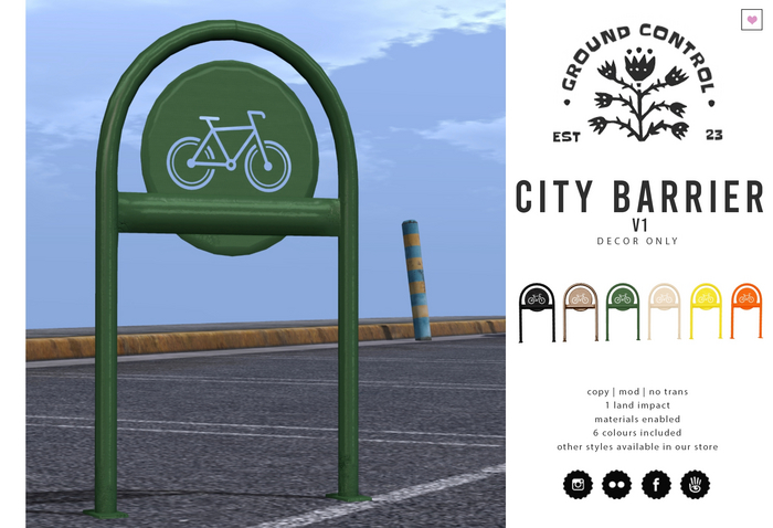 [Ground Control] City Barrier V1 Bike