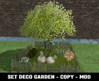 Set Garden Deco Green