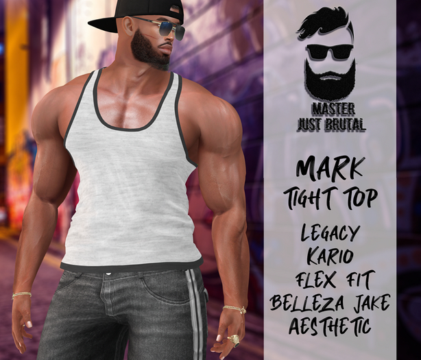 MJB Mark tight top B&W