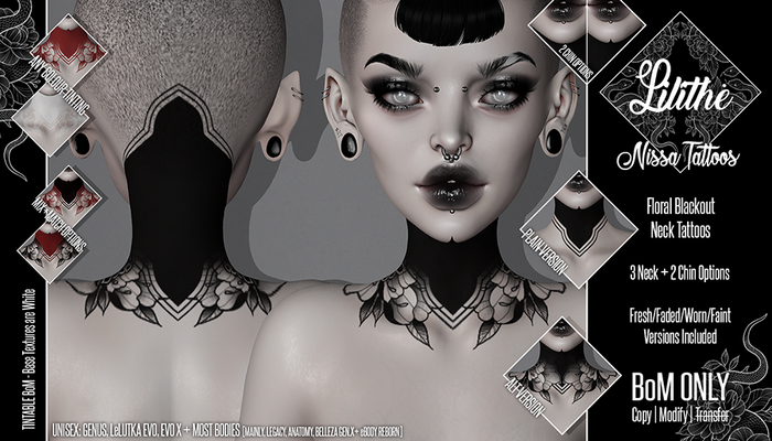 Lilithe'// Nissa Tattoos