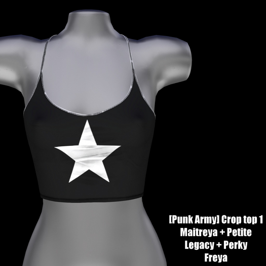 [Punk Army] Crop top 1