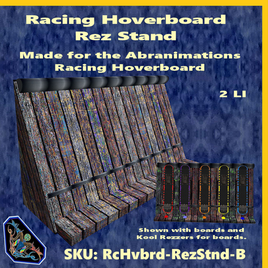 Racing Hoverboards Rez Stand Texture-B