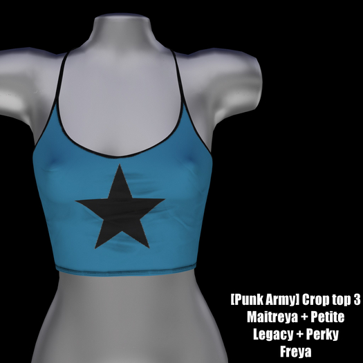 [Punk Army] Crop top 3