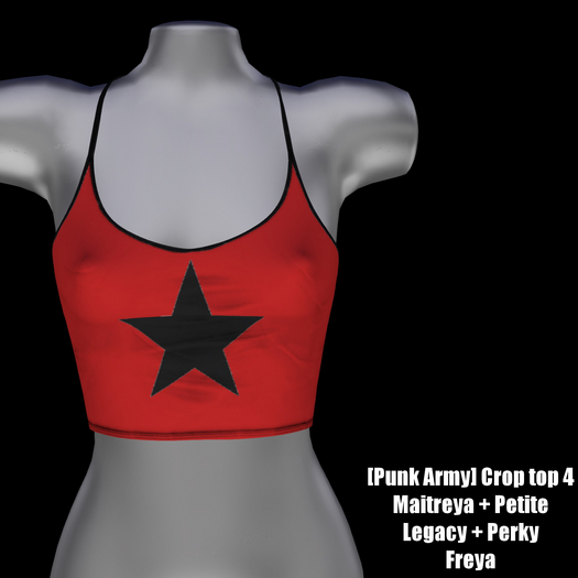[Punk Army] Crop top 4