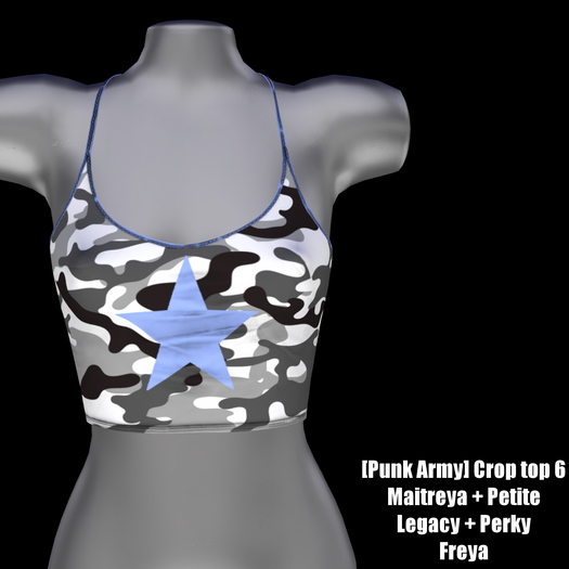 [Punk Army] Crop top 6