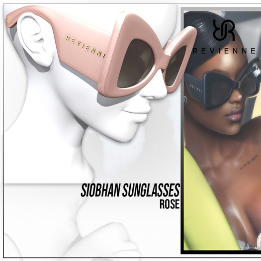 Revienne: The Siobhan Sunglasses [ROSE]