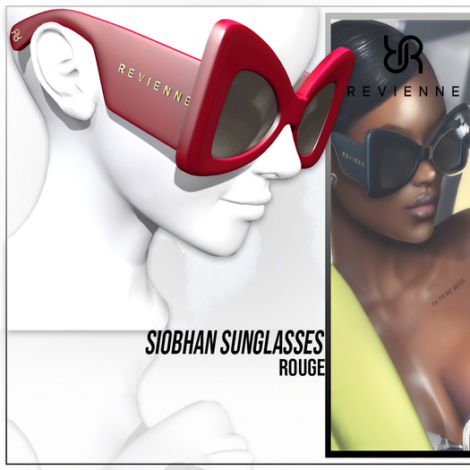 Revienne: The Siobhan Sunglasses [ROUGE]