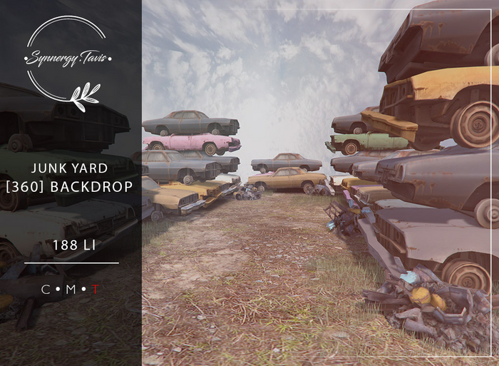SYNNERGY.TAVIS// Junk Yard Backdrop 