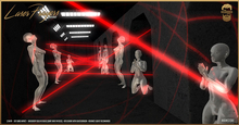 Laser Prayers Backdrop - The Bearded Guy