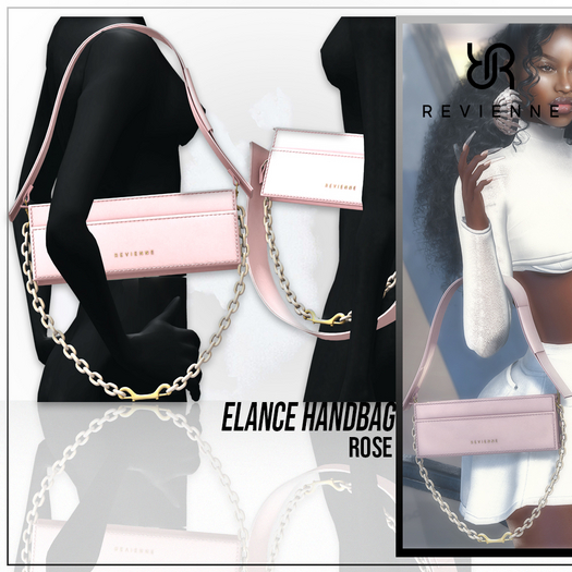 Revienne: The Elance Handbag [ROSE]