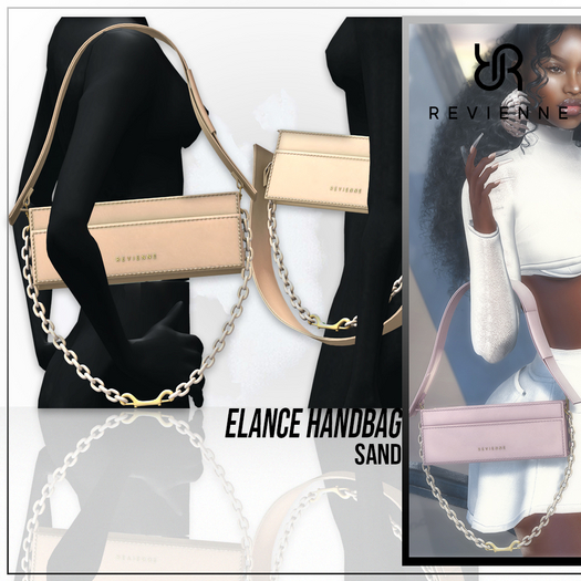 Revienne: The Elance Handbag [SAND]