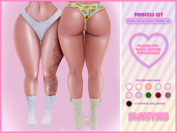 [Sweeties] Princess Set - Charcoal
