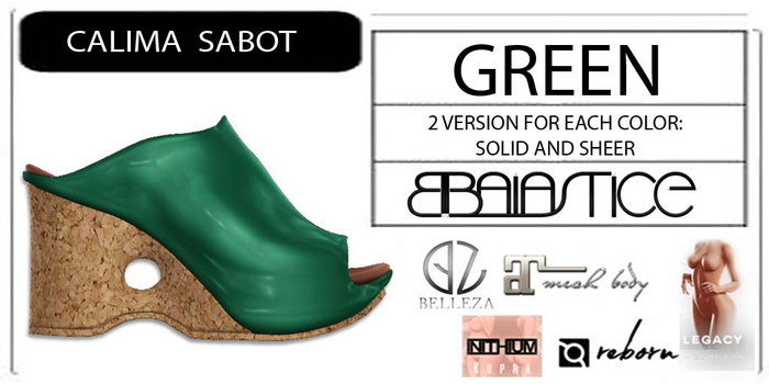Baiastice_Calima Sabot-Green