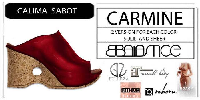 Baiastice_Calima Sabot-Carmine