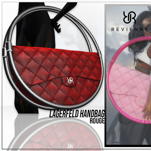 Revienne: The Lagerfeld Handbag [ROUGE]