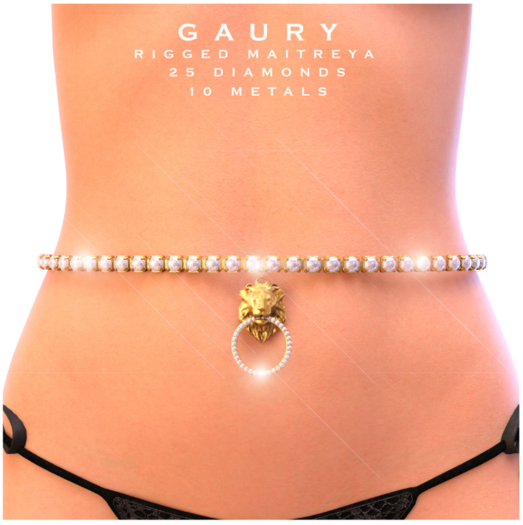 GAURY Lion Belly Chain  Fatpack