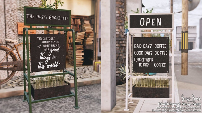 Sari-Sari - Chalkboard Shop Sign (ALL)