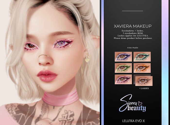 [SIERRA] Xaviera Eyeshadows & Lashes