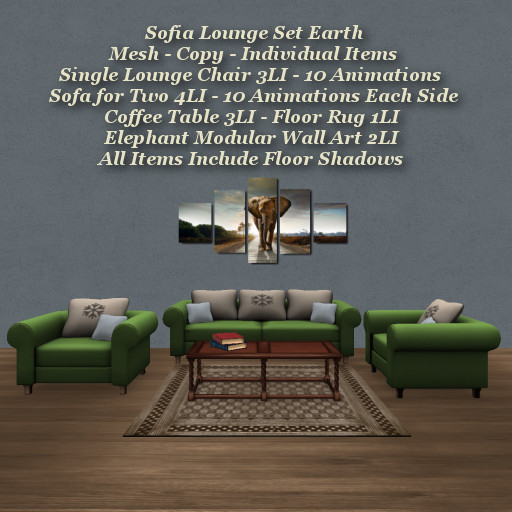Sofia Lounge Set Earth