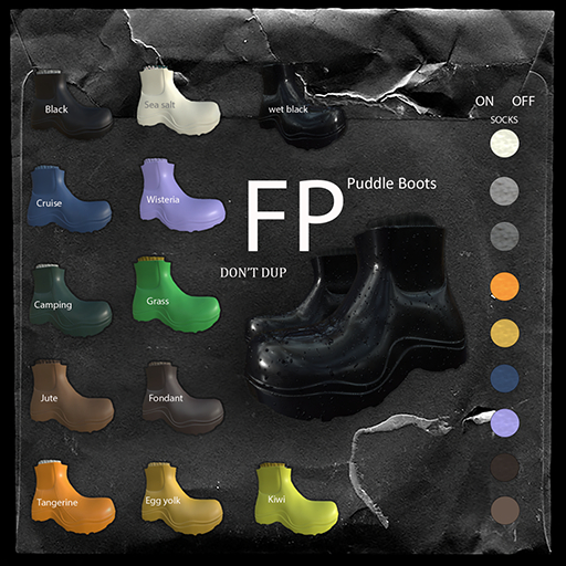 DON'T DUP Puddle_Boots -FP