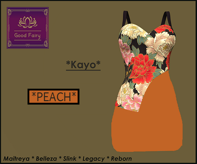 [Good Fairy] - Kayo {Dress} *9 PEACH*