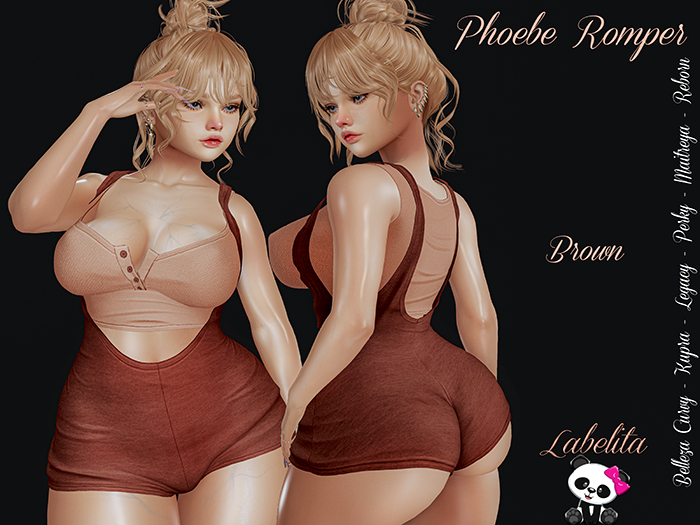 [LABELITA] Phoebe Romper Brown