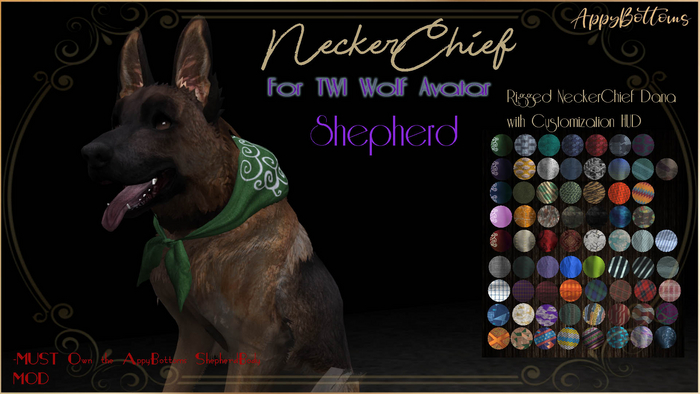 :AppyBottoms: TWIShepherd- Neckerchief
