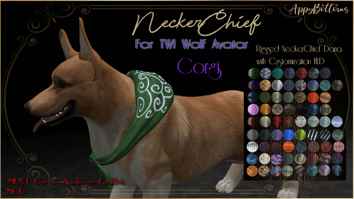 :AppyBottoms: TWICorgi- Neckerchief