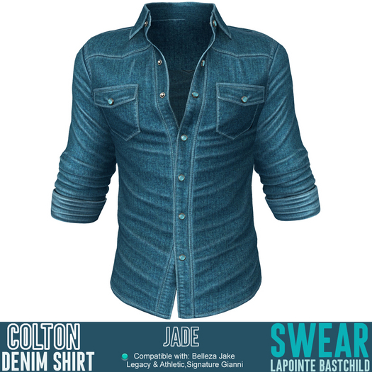 Denim Shirt - Colton - JADE