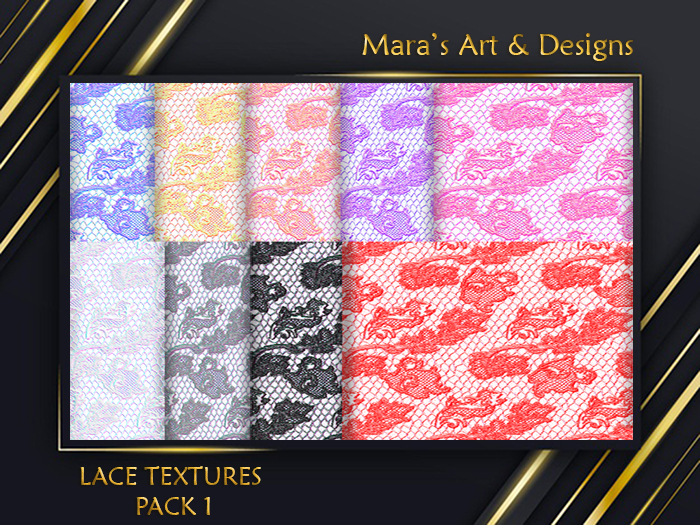 Lace Fabric Textures Pack 1-FULL PERM