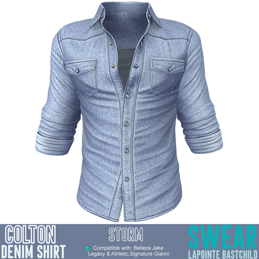 Denim Shirt - Colton - STORM