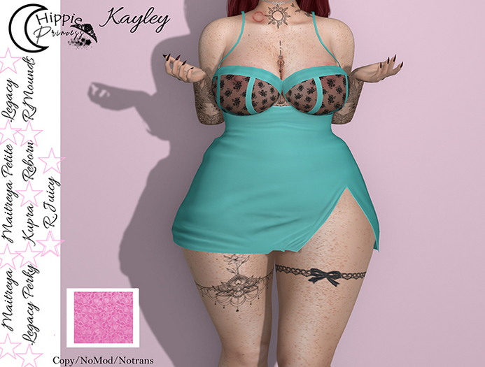 *HP* Kayley Skulls b/lace (ADDME)