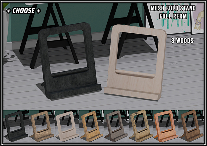 + CHOOSE + MESH Fold Stand - FULL PERMS