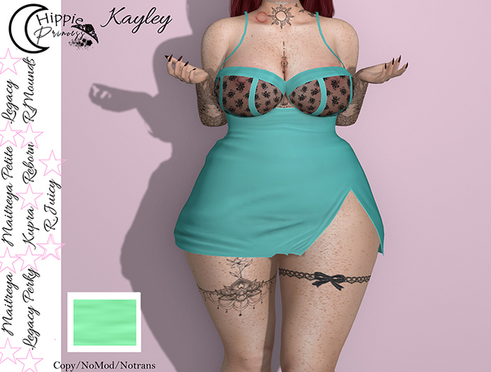 *HP* Kayley  Green b/lace (ADDME)