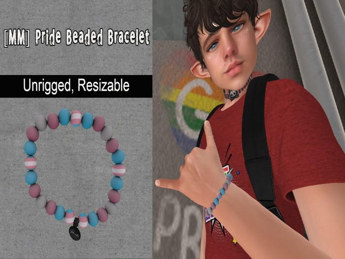 [MM] Transgender Beaded Bracelet