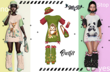 - MicRo - Outfit Ginger Red Green