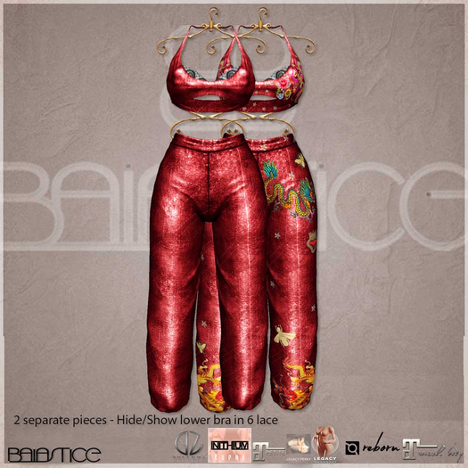 Baiastice_Calima Set-Carmine