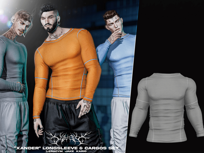 #Klubb "Xander" Longsleeve [Razor Blade]