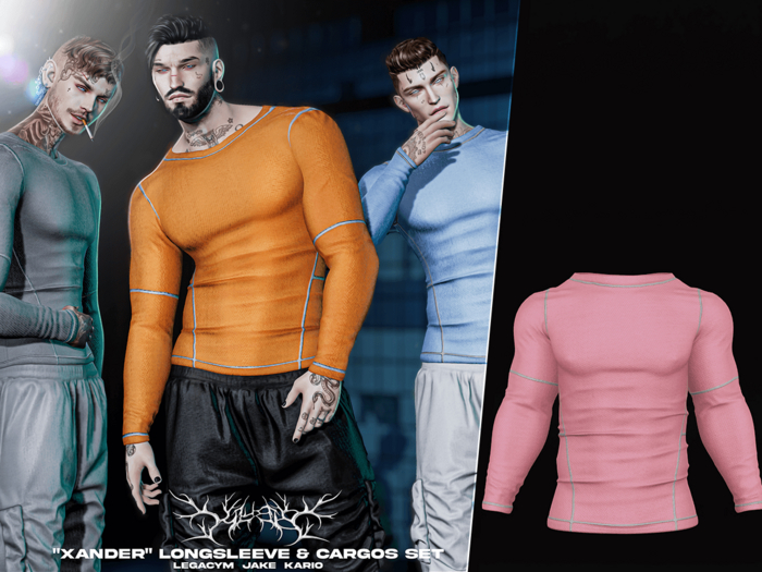 #Klubb "Xander" Longsleeve [Powder]