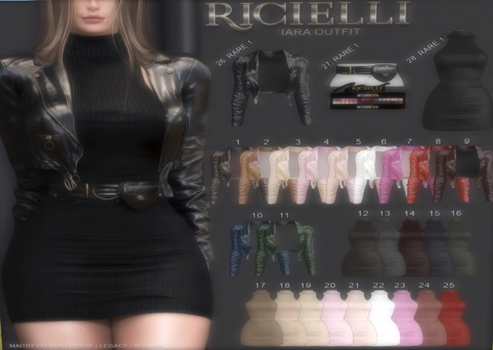  Ricielli - Iara Outfit / Legacy 3 RARE