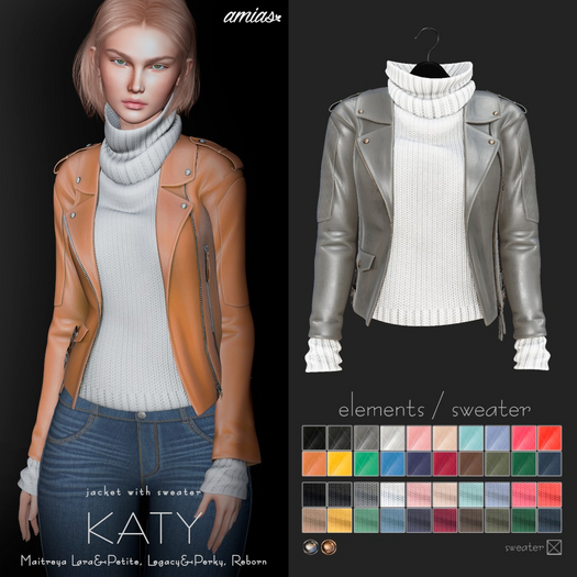 amias - KATY jacket silver