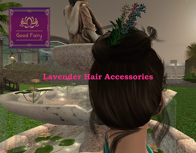 [Good Fairy] -3 Lavenders {Hair Accessories}
