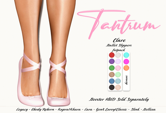 Tantrum - Clare Ballet Slipper - DEMO