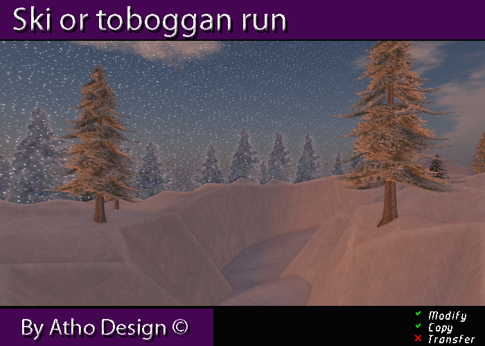 Ski or toboggan run