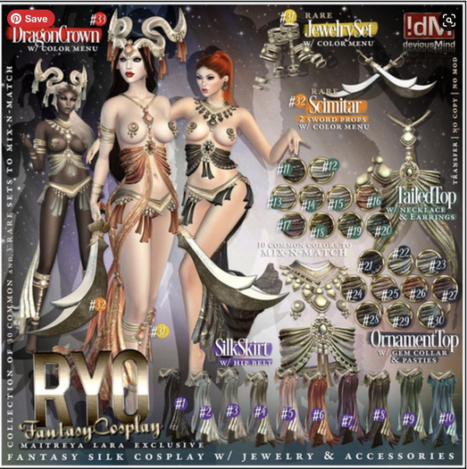 21 !dM Ryo **ONYX** OrnamentTop (BOX LARA)